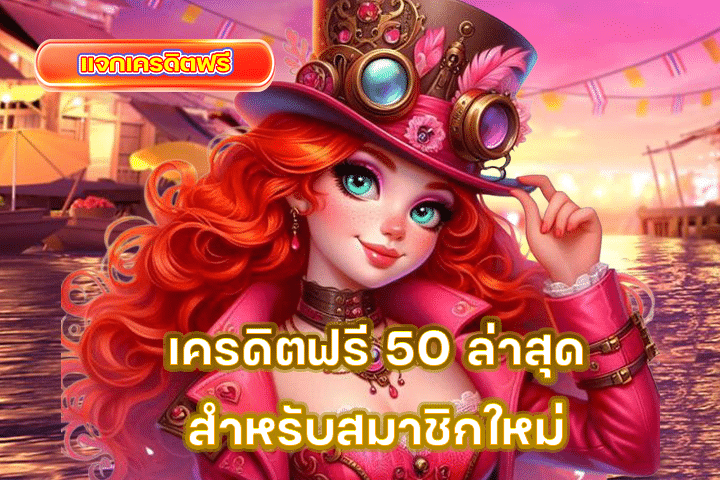 เครดิตฟรี 50 ล่าสุด สำหรับสมาชิกใหม่ กดรับเองได้ง่ายๆ แค่สมัครวันนี้!