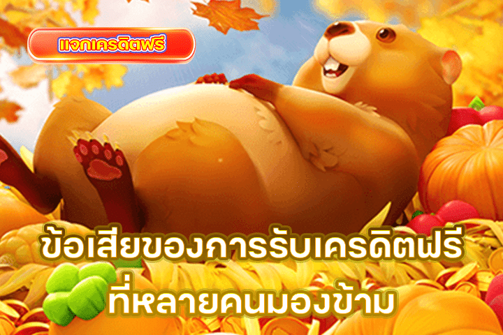 ข้อเสียของการรับเครดิตฟรีที่หลายคนมองข้าม