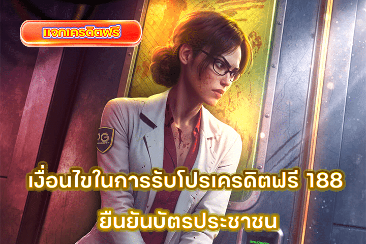 เงื่อนไขในการรับโปรเครดิตฟรี 188 ยืนยันบัตรประชาชน
